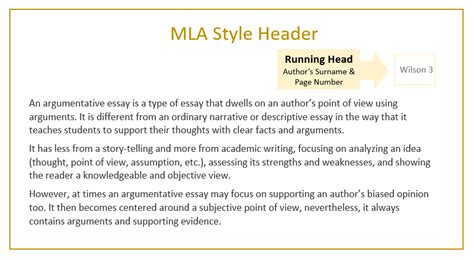 what is a header for an essay What does a header in an essay typically contain?